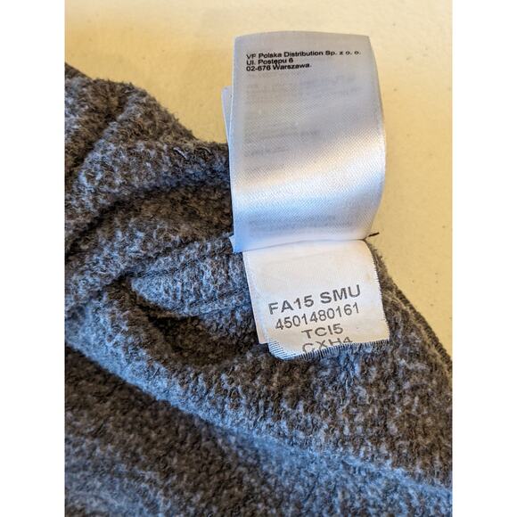 North Face Hoodie Mens Medium Gray Orange Pullover Kangaroo Pocket Drawstring - Picture 11 of 12